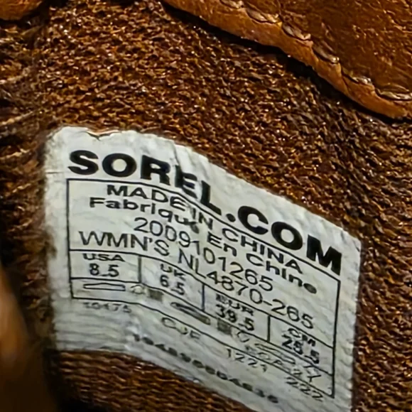 Sorel Brown Leather Chelsea Boots - Picture 5 of 5